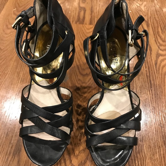 Women’s Michael Kors LEONIA platform sandals 9 - Picture 1 of 6